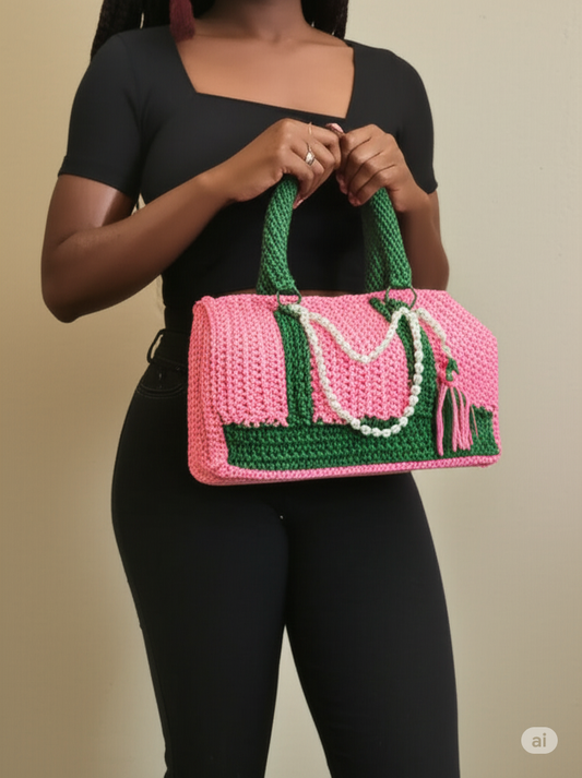 Pink n Green Ivy